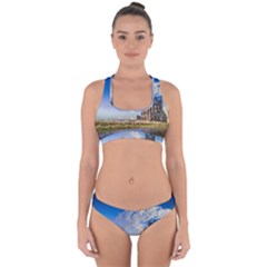 Ruin Church Ancient Architecture Cross Back Hipster Bikini Set by Celenk