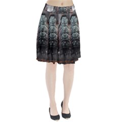 War Destruction Armageddon Disaster Pleated Skirt by Celenk