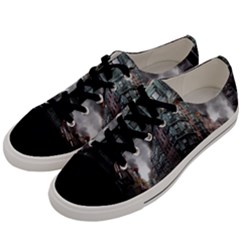 War Destruction Armageddon Disaster Men s Low Top Canvas Sneakers by Celenk