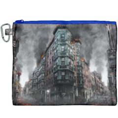 War Destruction Armageddon Disaster Canvas Cosmetic Bag (xxxl) by Celenk