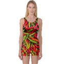 Chilli Pepper Spicy Hot Red Spice One Piece Boyleg Swimsuit View1