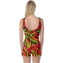 Chilli Pepper Spicy Hot Red Spice One Piece Boyleg Swimsuit View2