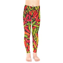 Chilli Pepper Spicy Hot Red Spice Kids  Legging by Celenk