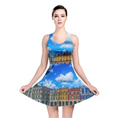 Buildings Architecture Architectural Reversible Skater Dress by Celenk