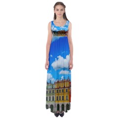 Buildings Architecture Architectural Empire Waist Maxi Dress by Celenk