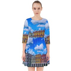 Buildings Architecture Architectural Smock Dress by Celenk