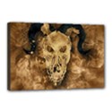 Skull Demon Scary Halloween Horror Canvas 18  x 12  View1