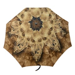 Skull Demon Scary Halloween Horror Folding Umbrellas by Celenk