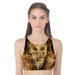 Skull Demon Scary Halloween Horror Tank Bikini Top by Celenk