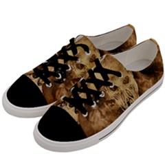 Skull Demon Scary Halloween Horror Men s Low Top Canvas Sneakers by Celenk