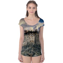 Castle Monument Landmark Boyleg Leotard  by Celenk