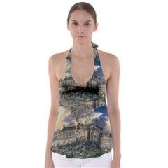 Castle Monument Landmark Babydoll Tankini Top by Celenk