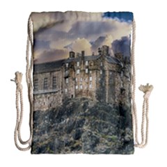 Castle Monument Landmark Drawstring Bag (large) by Celenk