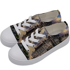 Castle Monument Landmark Kids  Low Top Canvas Sneakers by Celenk