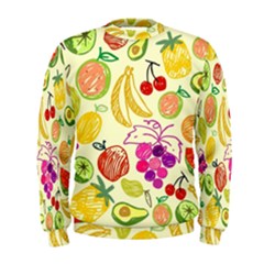 Cute Fruits Pattern Men s Sweatshirt