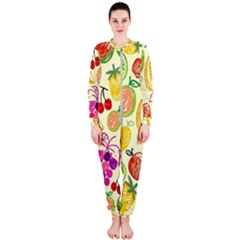 Cute Fruits Pattern Onepiece Jumpsuit (ladies) 