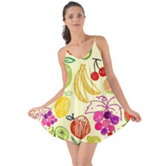 Cute Fruits Pattern Love The Sun Cover Up by paulaoliveiradesign