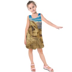 Monument President Landmark Kids  Sleeveless Dress by Celenk