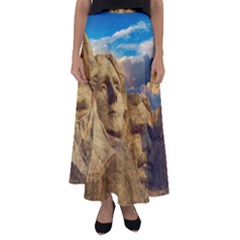 Monument President Landmark Flared Maxi Skirt