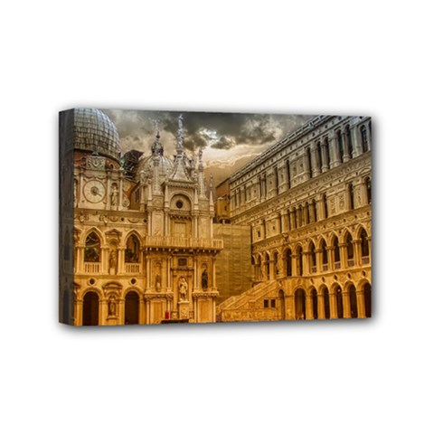 Palace Monument Architecture Mini Canvas 6  x 4 