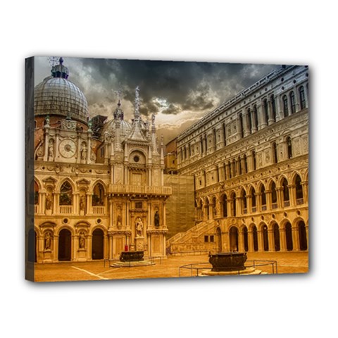 Palace Monument Architecture Canvas 16  x 12 