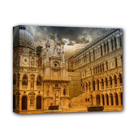 Palace Monument Architecture Deluxe Canvas 14  x 11 