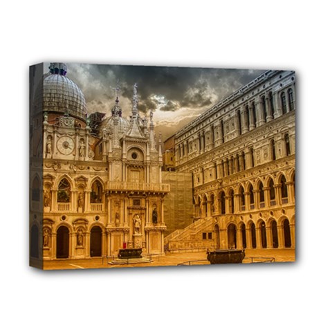 Palace Monument Architecture Deluxe Canvas 16  x 12  