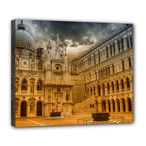 Palace Monument Architecture Deluxe Canvas 24  x 20  