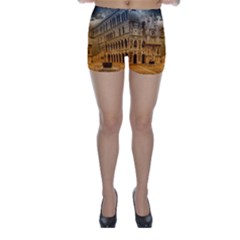 Palace Monument Architecture Skinny Shorts