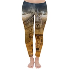 Palace Monument Architecture Classic Winter Leggings