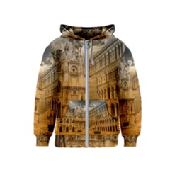 Palace Monument Architecture Kids  Zipper Hoodie