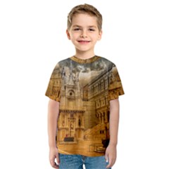 Palace Monument Architecture Kids  Sport Mesh Tee