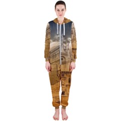 Palace Monument Architecture Hooded Jumpsuit (Ladies) 