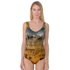 Palace Monument Architecture Princess Tank Leotard 