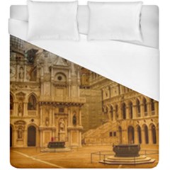 Palace Monument Architecture Duvet Cover (King Size)