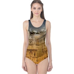 Palace Monument Architecture One Piece Swimsuit