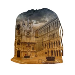 Palace Monument Architecture Drawstring Pouches (XXL)