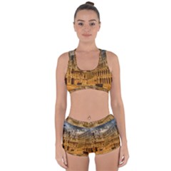 Palace Monument Architecture Racerback Boyleg Bikini Set