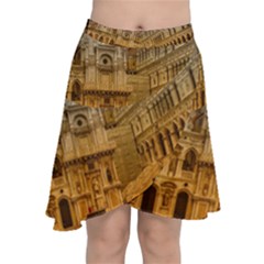 Palace Monument Architecture Chiffon Wrap