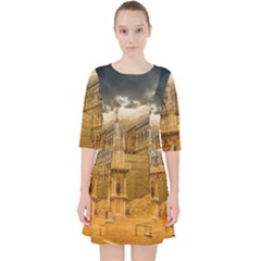 Palace Monument Architecture Pocket Dress