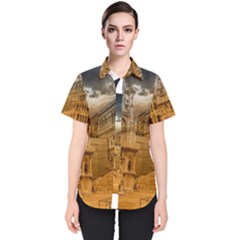 Palace Monument Architecture Women s Short Sleeve Shirt