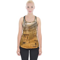 Palace Monument Architecture Piece Up Tank Top