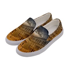 Palace Monument Architecture Women s Canvas Slip Ons