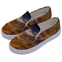 Palace Monument Architecture Kids  Canvas Slip Ons