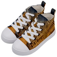 Palace Monument Architecture Kid s Mid-top Canvas Sneakers