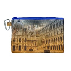 Palace Monument Architecture Canvas Cosmetic Bag (Large)