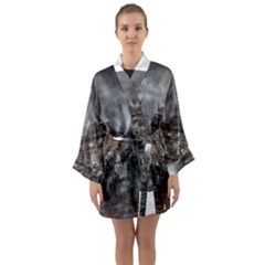 Armageddon War Apocalypse Long Sleeve Kimono Robe