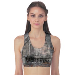 World War Armageddon Destruction Sports Bra by Celenk