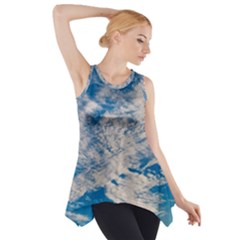 Clouds Sky Scene Side Drop Tank Tunic