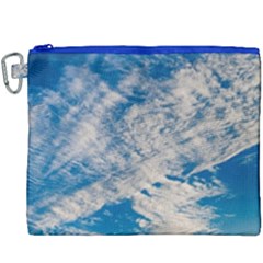 Clouds Sky Scene Canvas Cosmetic Bag (xxxl) by Celenk